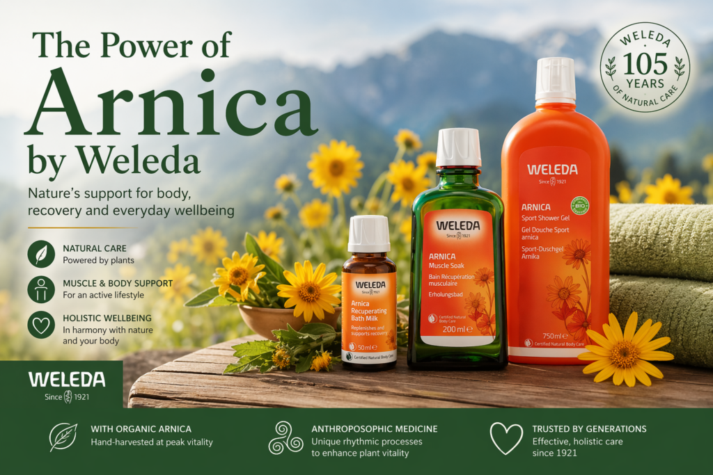 Weleda Arnica: A Natural Favourite for Active Bodies, Recovery Rituals and Everyday Wellbeing