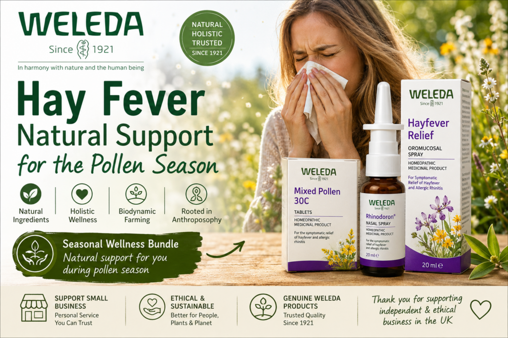 Weleda & Hay Fever: Natural Seasonal Support for Pollen-Heavy Days