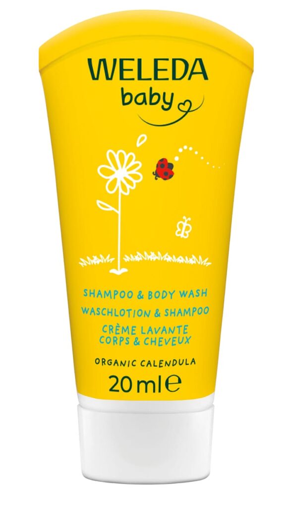 TRAVEL BABY CALENDULA SHAMPOO & BODY WASH